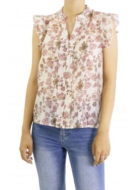 Blusa fantasia con volant